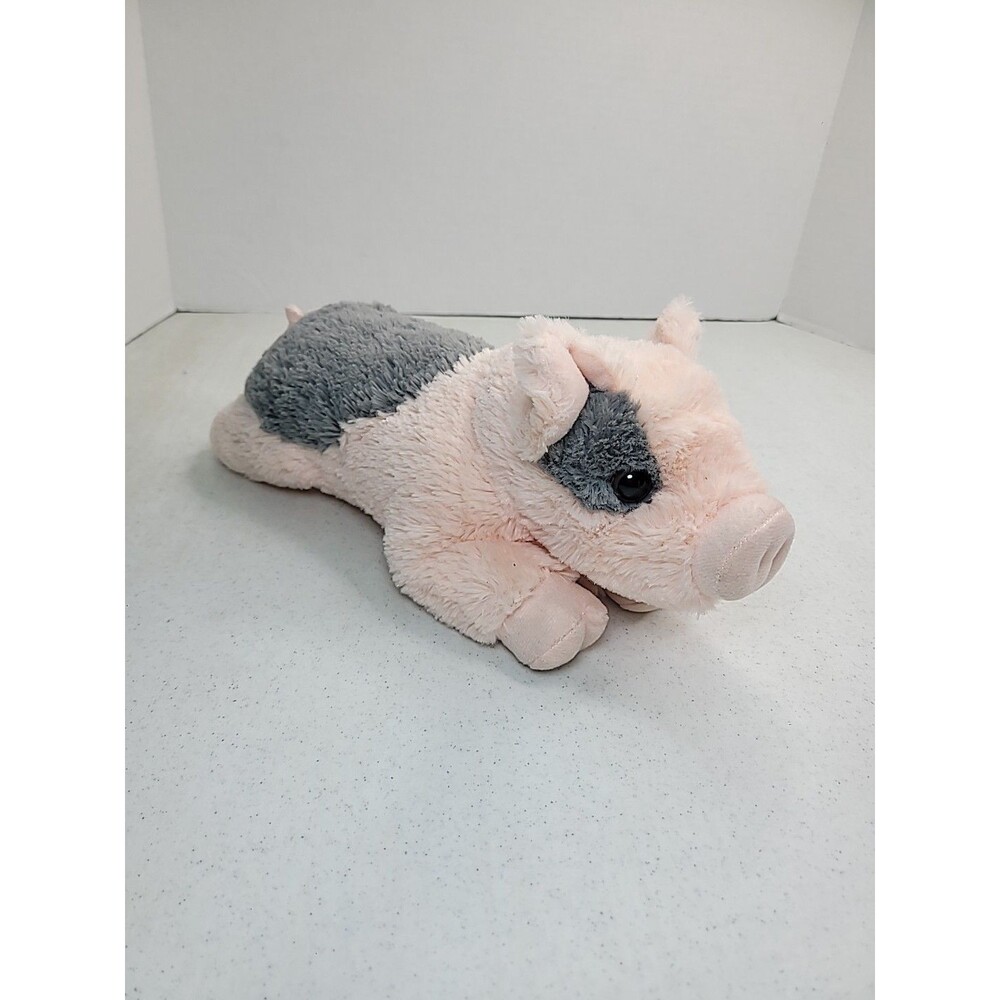 Aurora Flopsie Tidbit  Pig Piglet Plush Soft Pink and Grey Stuffed Stuffed 12" L